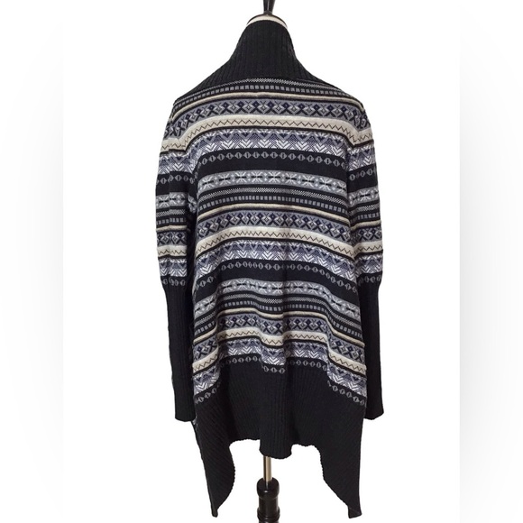 Juliette Jake Waterfall Sweater Open Cardigan Size PS Wool Blend Pockets - Picture 4 of 7